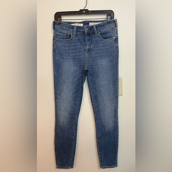 Pilcro and The Letterpress High Rise Denim Leggings Stretch Jean Denim Sz 29. - Picture 7 of 17